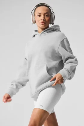 Bluza z kapturem Renown Heavy Weight – Athletic Heather Grey