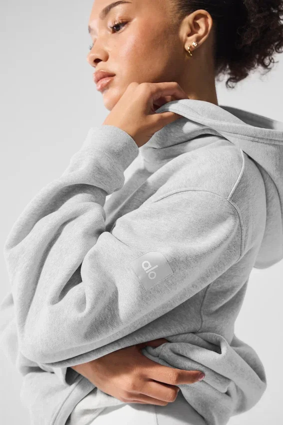 Bluza z kapturem Renown Heavy Weight – Athletic Heather Grey