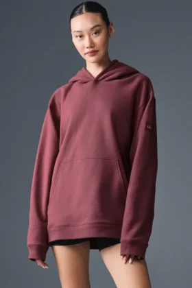 Bluza z kapturem Renown Heavy Weight – Burgundy Truffle