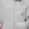 Bluza z kapturem Renown Heavy Weight Full Zip – kolor Athletic Heather Grey