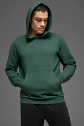 Bluza z kapturem Waffle Lounge – Clover Green