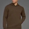 Bluza z kapturem Waffle Lounge – Espresso