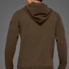 Bluza z kapturem Waffle Lounge – Espresso