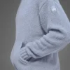 Bluza z kapturem z dzianiny o fakturze – Winter Frost