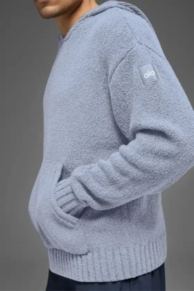 Bluza z kapturem z dzianiny o fakturze – Winter Frost
