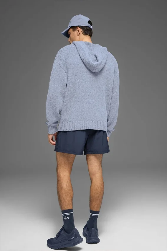 Bluza z kapturem z dzianiny o fakturze – Winter Frost