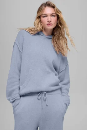 Bluza z kapturem z wełny i kaszmiru z serii New Class – Winter Frost