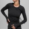 Bluza zimowa z długim rękawem Airbrush Winter Warm Nocturne – czarna