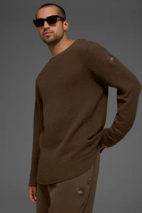 Bluzka z długim rękawem Cashmere Reform – Espresso