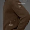 Bluzka z długim rękawem Cashmere Reform – Espresso