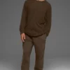 Bluzka z długim rękawem Cashmere Reform – Espresso