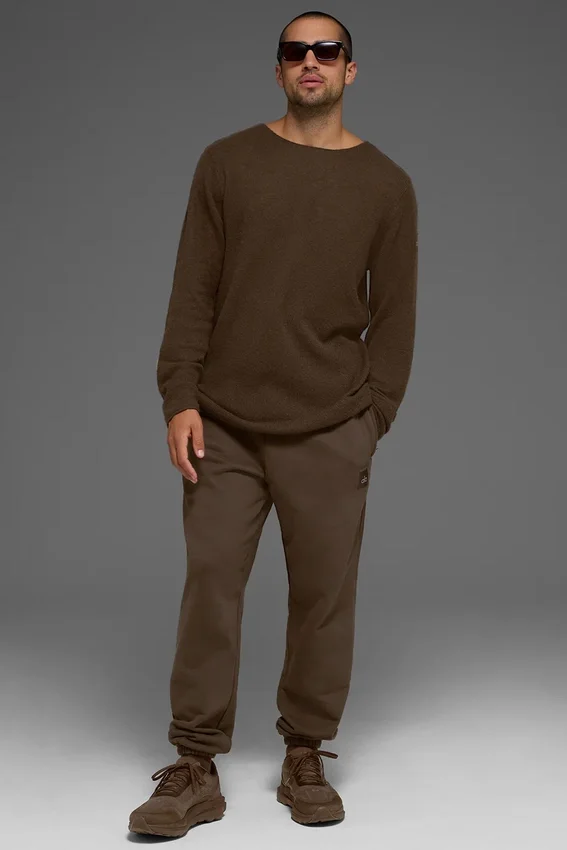 Bluzka z długim rękawem Cashmere Reform – Espresso