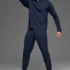 Bluzka z długim rękawem Conquer 1/4 Zip Reform – granatowa