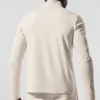 Bluzka z długim rękawem Conquer 1/4 Zip Reform – kolor kości