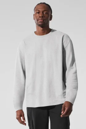 Bluzka z długim rękawem Double Take – Athletic Heather Grey