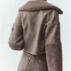 Bomber Nightfall z mieszanki wełny – kolor Alpine Cocoa Heather