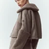 Bomber Nightfall z mieszanki wełny – kolor Alpine Cocoa Heather
