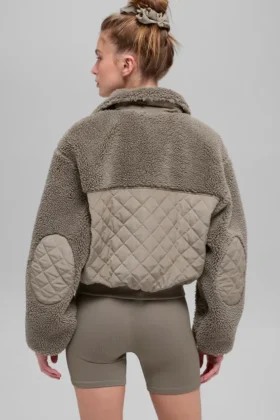 Bomber Sherpa Edge – jasne kakao