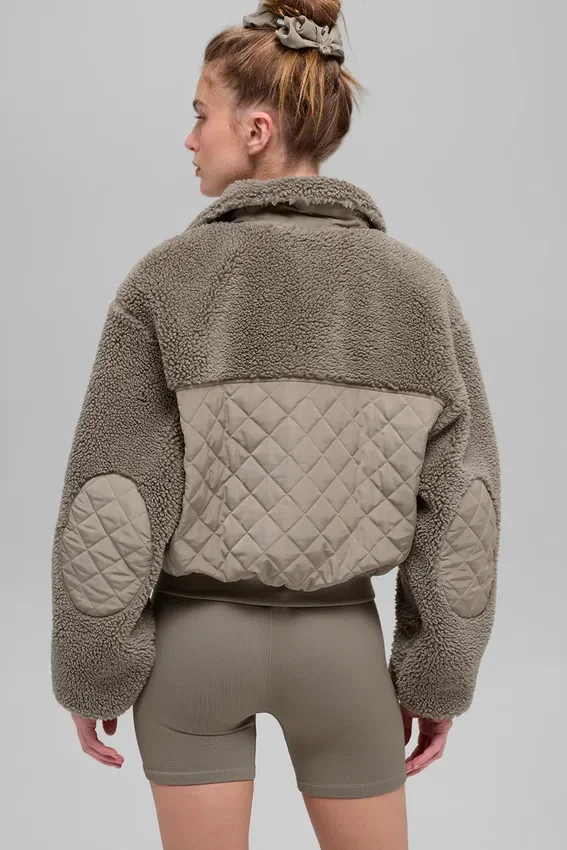 Bomber Sherpa Edge – jasne kakao