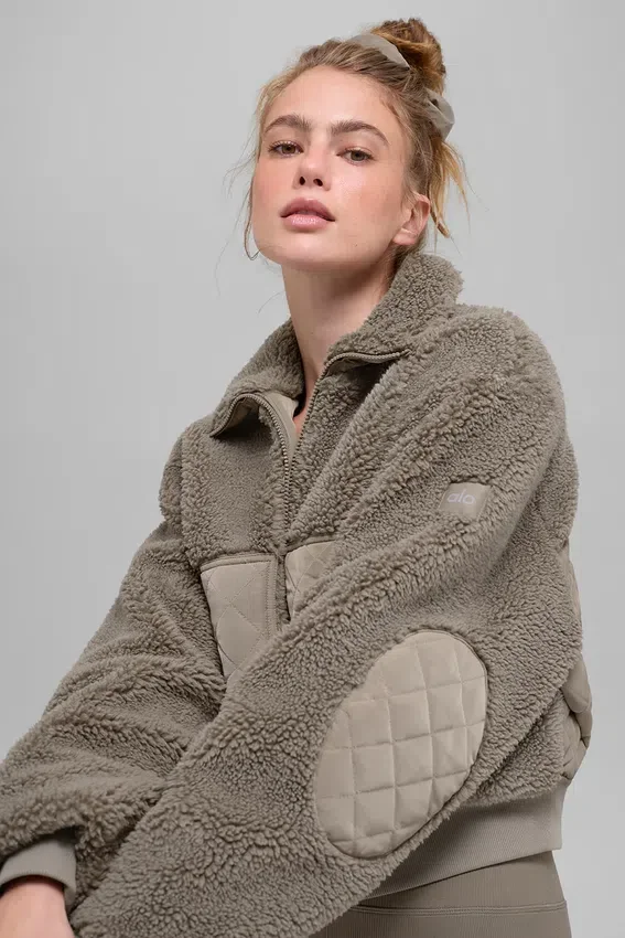 Bomber Sherpa Edge – jasne kakao