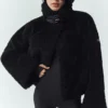 Bomber Sherpa Fireside – czarny