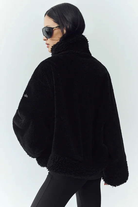 Bomber Sherpa Fireside – czarny