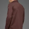 Conquer 1/4 Zip Reform z długim rękawem – Brownstone