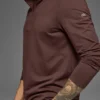Conquer 1/4 Zip Reform z długim rękawem – Brownstone