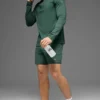 Conquer 1/4 Zip Reform z długim rękawem – Clover Green
