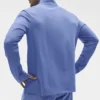 Conquer 1/4 Zip Reform z długim rękawem – niebieski prowansalski