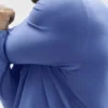 Conquer 1/4 Zip Reform z długim rękawem – niebieski prowansalski