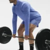 Conquer 1/4 Zip Reform z długim rękawem – niebieski prowansalski