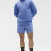 Conquer 1/4 Zip Reform z długim rękawem – niebieski prowansalski