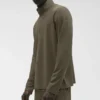 Conquer 1/4 Zip Reform z długim rękawem – oliwkowy