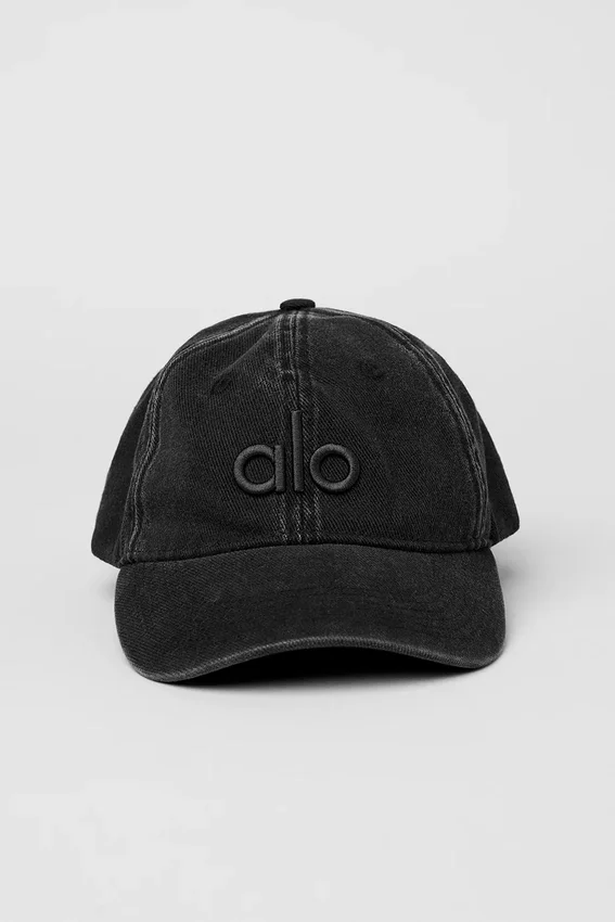 Czapka Off-Duty z efektem sprania – Vintage Black