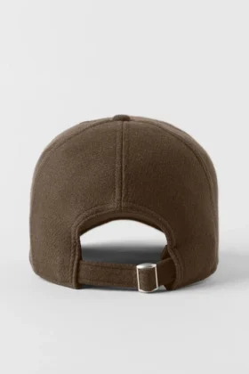 Czapka typu trucker District z mieszanki wełny – kolor espresso