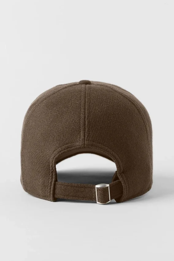 Czapka typu trucker District z mieszanki wełny – kolor espresso