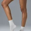 Damskie skarpetki Lettuce Edge – białe