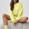 Damskie skarpetki „Lettuce Edge” – Sunshine