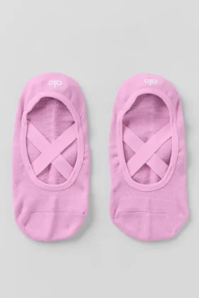 Damskie skarpetki Pivot Barre – Candy Heart Pink