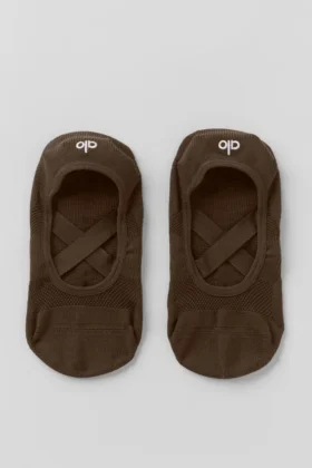 Damskie skarpetki Pivot Barre – Espresso