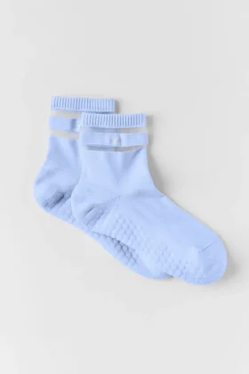 Damskie skarpetki Pulse Grip – jasnoniebieskie