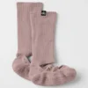 Damskie skarpetki z paskami Siren Grip – kolor taupe