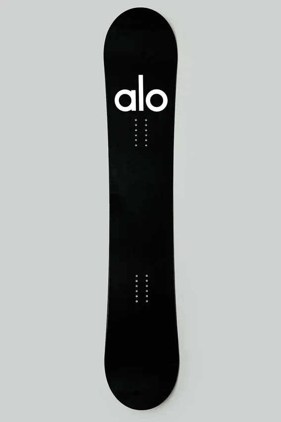 Deska snowboardowa Alo Glacier – czarna/biała