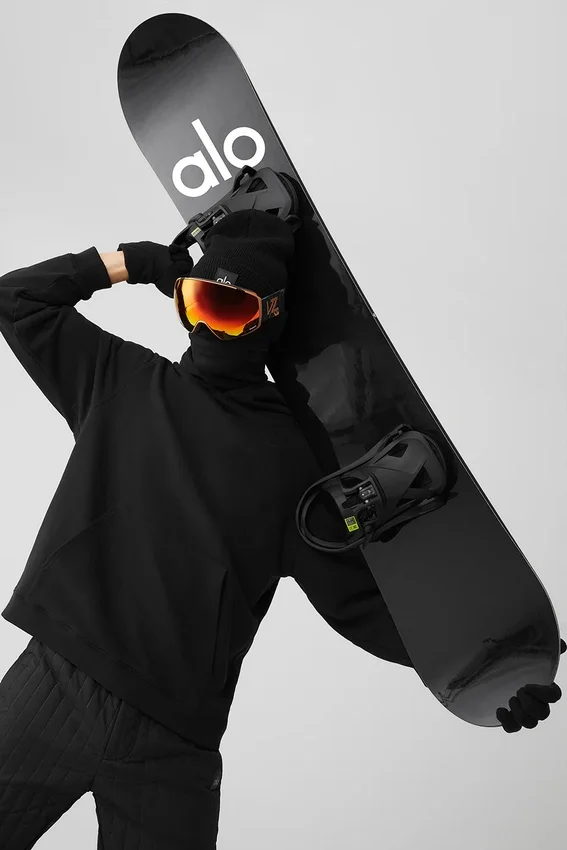 Deska snowboardowa Alo Glacier – czarna/czarna