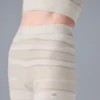 Dżinsowe High-Waist szorty Sport Play – kolor kości słoniowej/alabaster