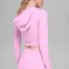 Dopasowana kurtka Alosoft Sincere – cukierkowy róż