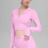 Dopasowana kurtka Alosoft Sincere – cukierkowy róż