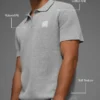 Dzianinowy swetr polo Sports Club – Athletic Heather Grey