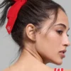 Gumka do włosów „Love Knots” – jaskrawoczerwona